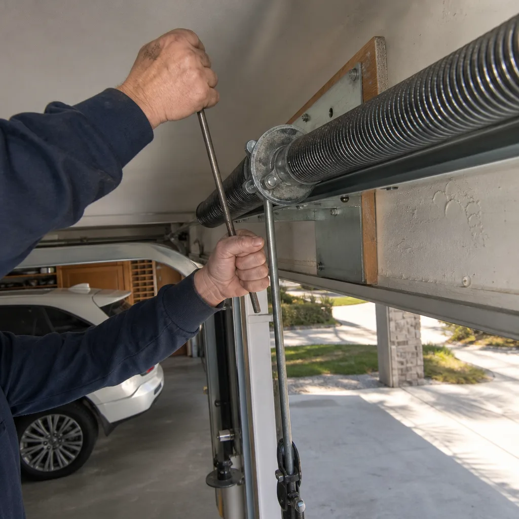 Garage Door Spring Repair in Costa Mesa